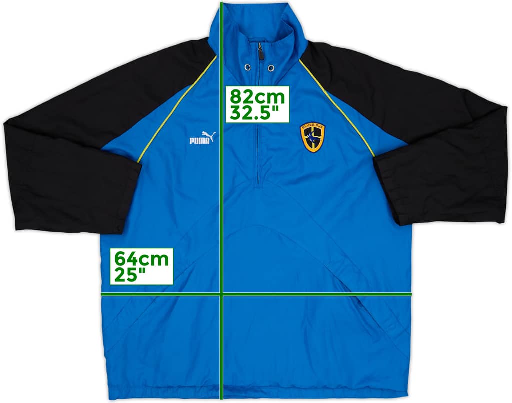 2003-04 Cardiff Puma 1/4 Zip Track Jacket - 6/10 - (L)