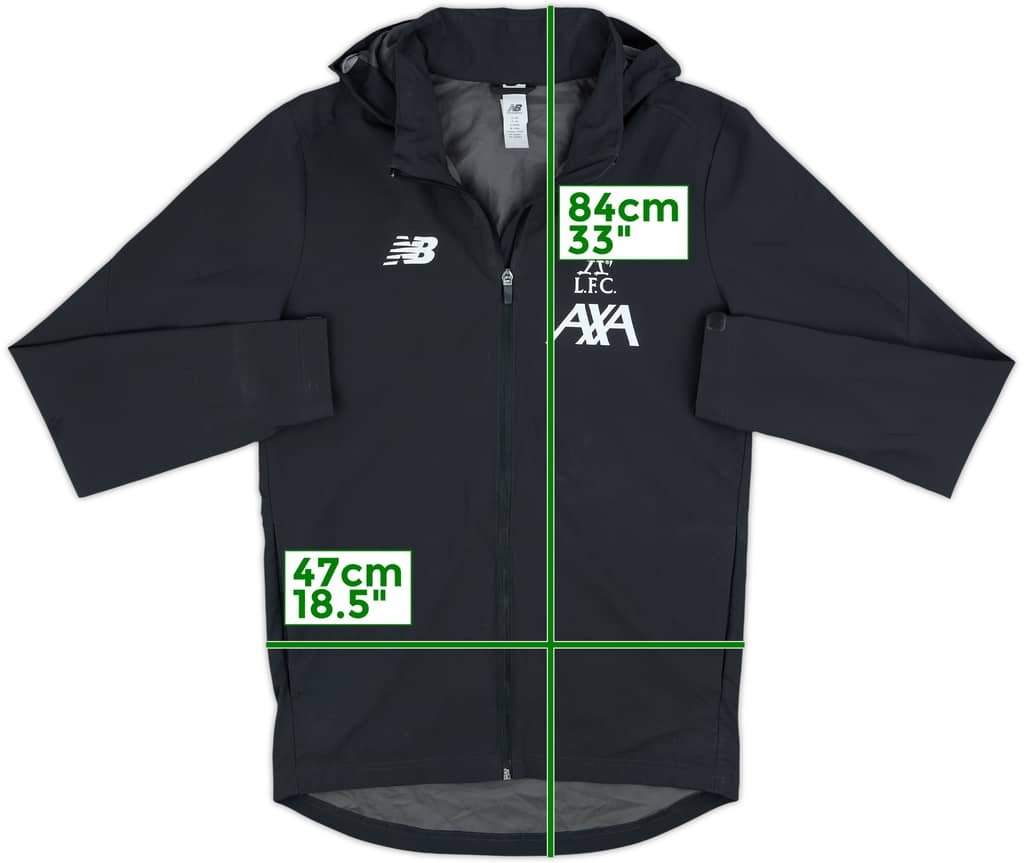 2019-20 Liverpool New Balance Hooded Track Jacket - 6/10 - (S)