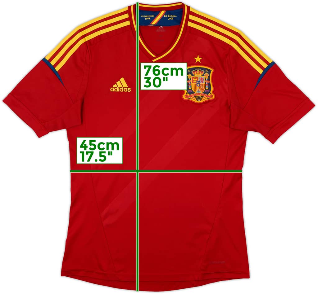 2011-12 Spain Home Shirt - 8/10 - (S)