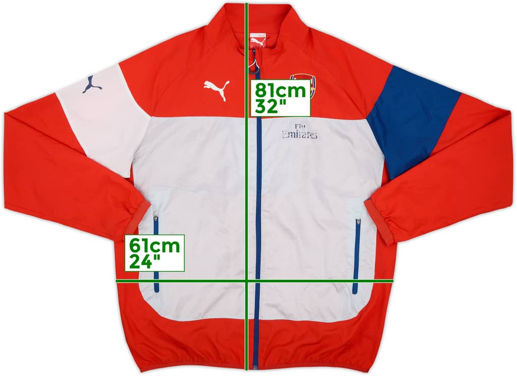 2014-15 Arsenal Puma Track Jacket - 4/10 - (XL)