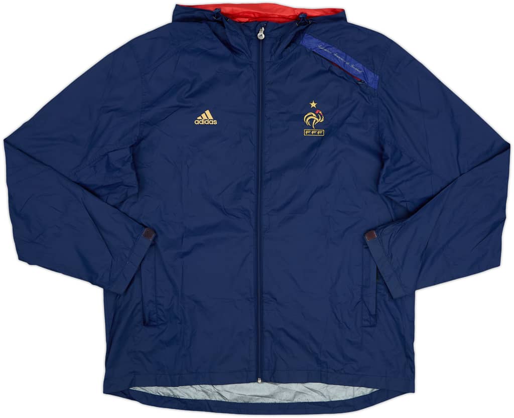 2010-11 France adidas Hooded Rain Jacket - 6/10 - (XXL)