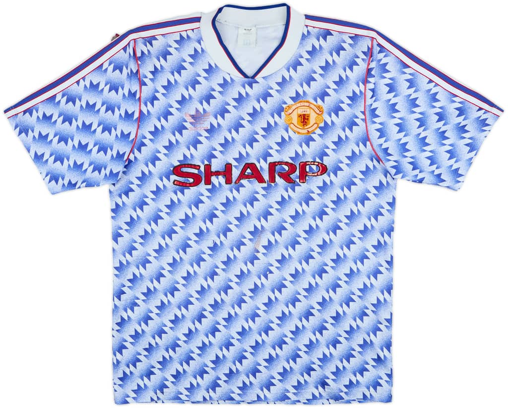 1990-92 Manchester United Away Shirt - 5/10 - (M)