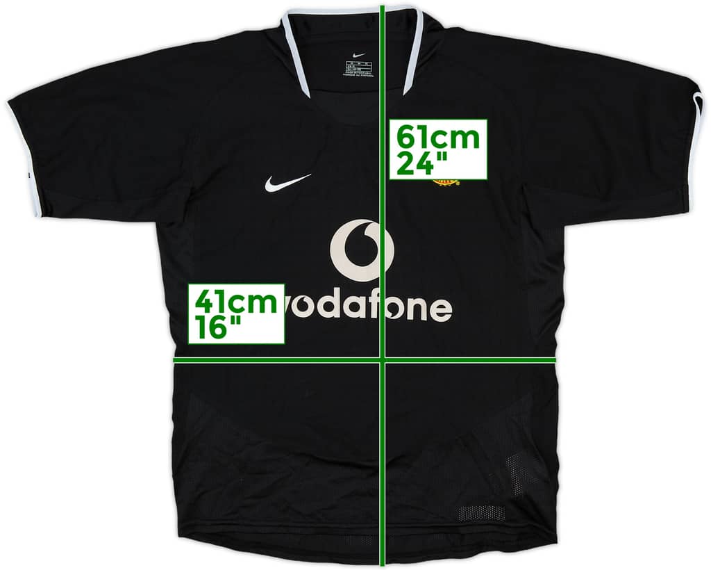 2003-05 Manchester United Away Shirt - 7/10 - (M.Boys)