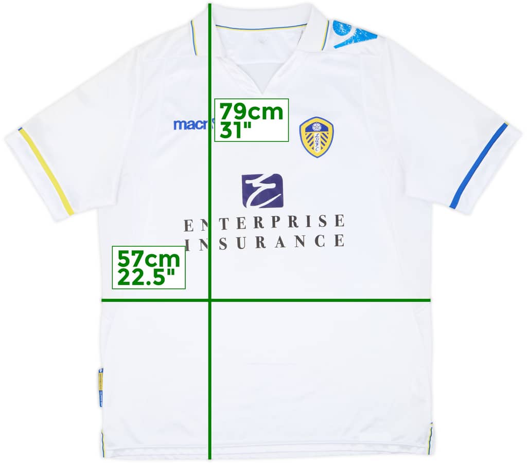 2011-12 Leeds United Home Shirt - 6/10 - (L)