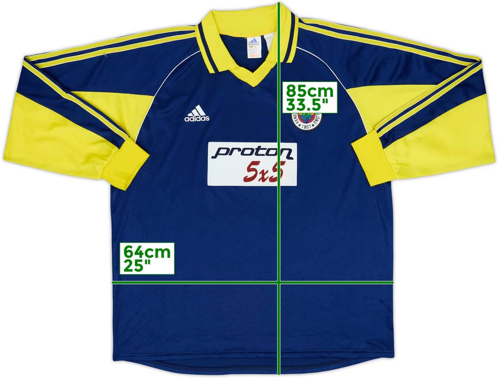 1999-00 Fenerbahce Away L/S Shirt - 8/10 - (XL)