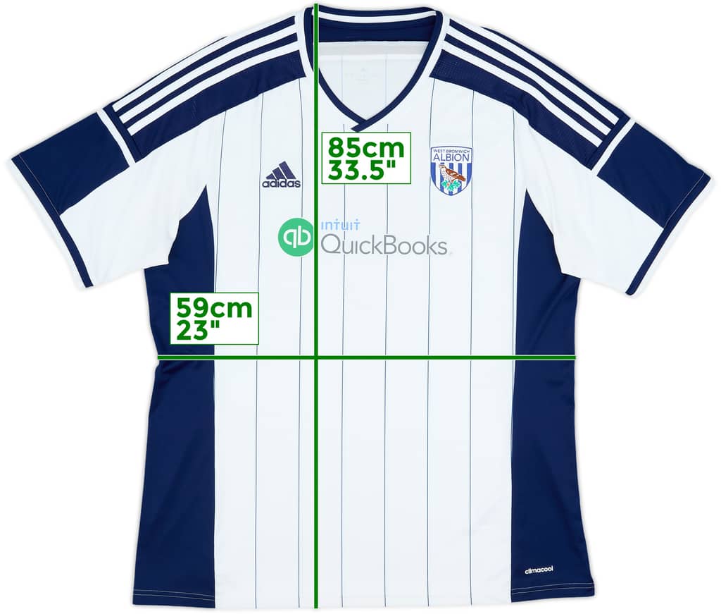2014-15 West Brom Home Shirt - 10/10 - (XXL)
