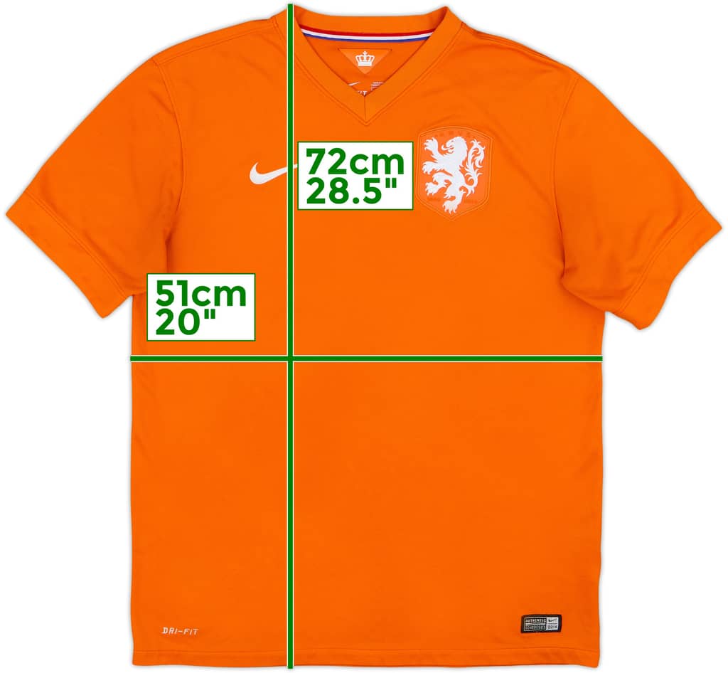 2014-15 Netherlands Home Shirt - 6/10 - (L)