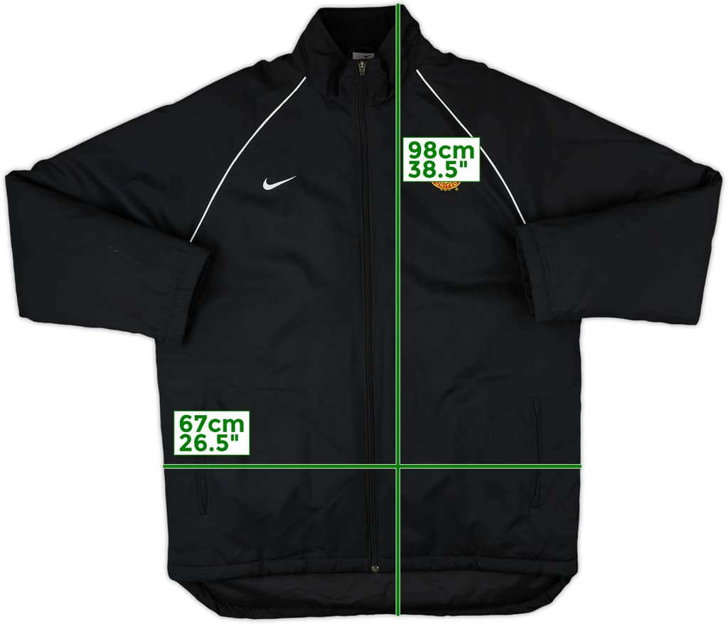 2004-05 Manchester United Nike Padded Bench Coat - 8/10 - (L)