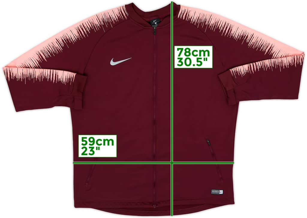 2018-19 Barcelona Nike Track Jacket - 9/10 - (XL)