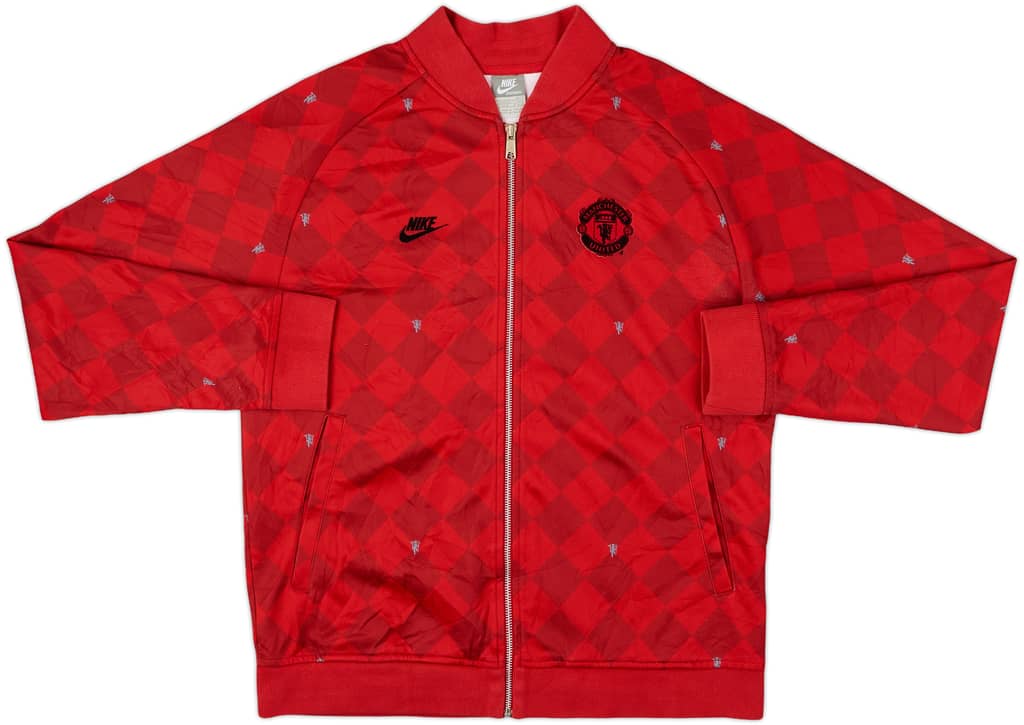 2009-10 Manchester United Nike Track Jacket - 7/10 - (L)