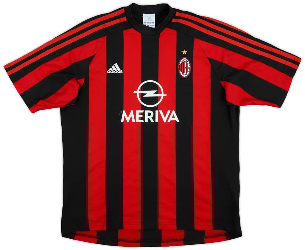 2003-04 AC Milan Home Shirt - 6/10 - (XL.Boys)