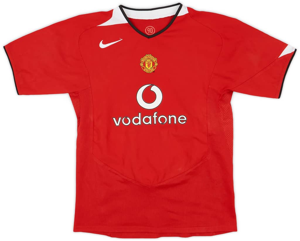 2004-06 Manchester United Home Shirt - 7/10 - (XL.Boys)