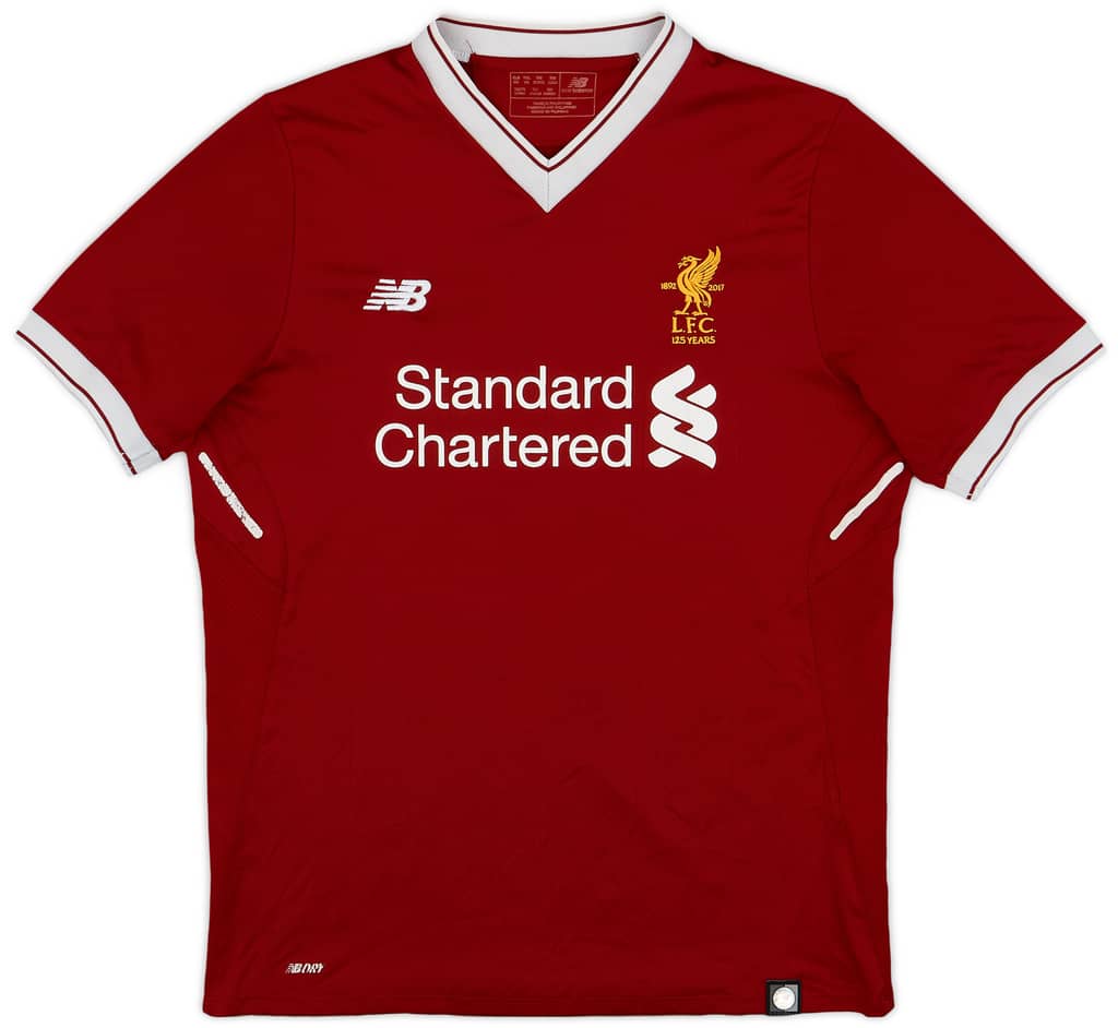 2017-18 Liverpool 125 Years Home Shirt - 6/10 - (XL.Boys)