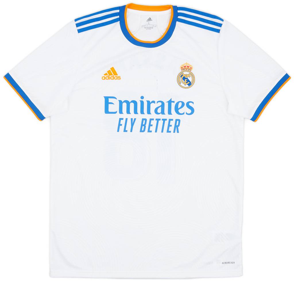 2021-22 Real Madrid Signed Home Shirt Cassano #18