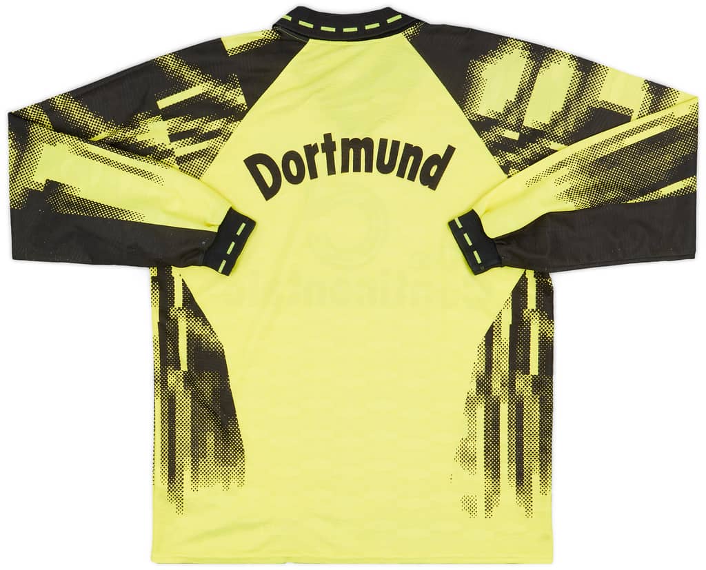 1992-93 Borussia Dortmund Home L/S Shirt - 8/10 - (M)