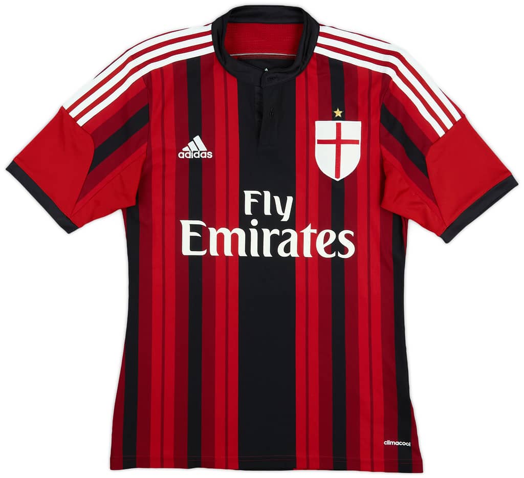 2014-15 AC Milan Home Shirt - 6/10 - (S)