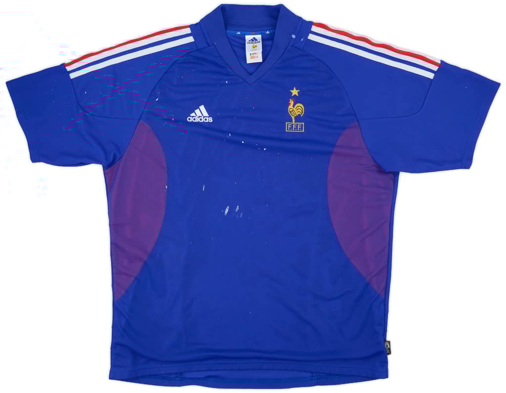 2002-04 France Home Shirt - 5/10 - (XL)