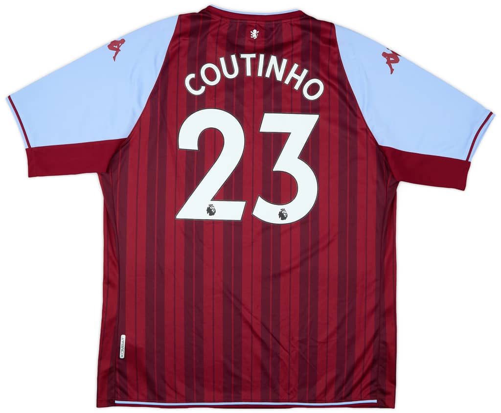 2021-22 Aston Villa Home Shirt Coutinho #23 - 8/10 - (3XL)