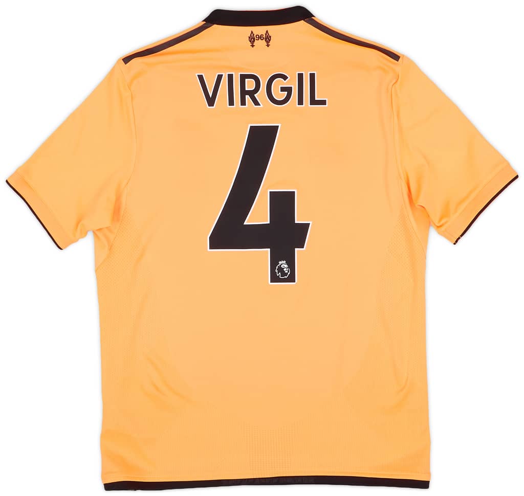 2017-18 Liverpool 125 Years Third Shirt Virgil #4 - 9/10 - (S)