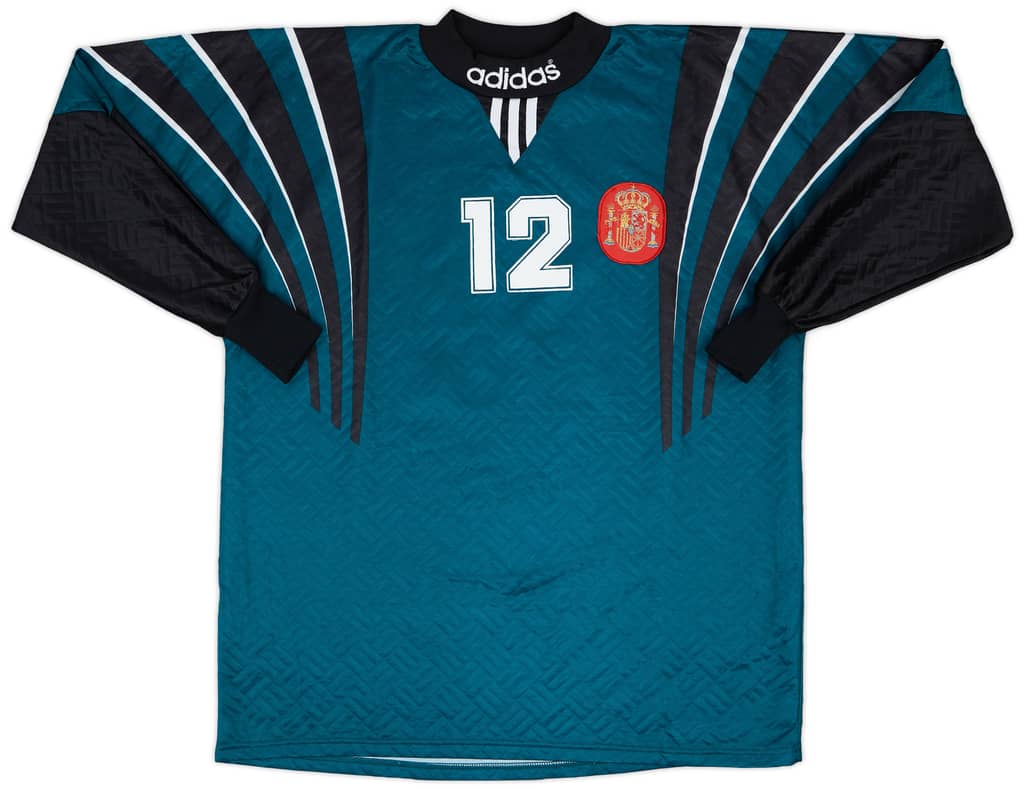 1995-96 Spain Match Issue GK Shirt #12