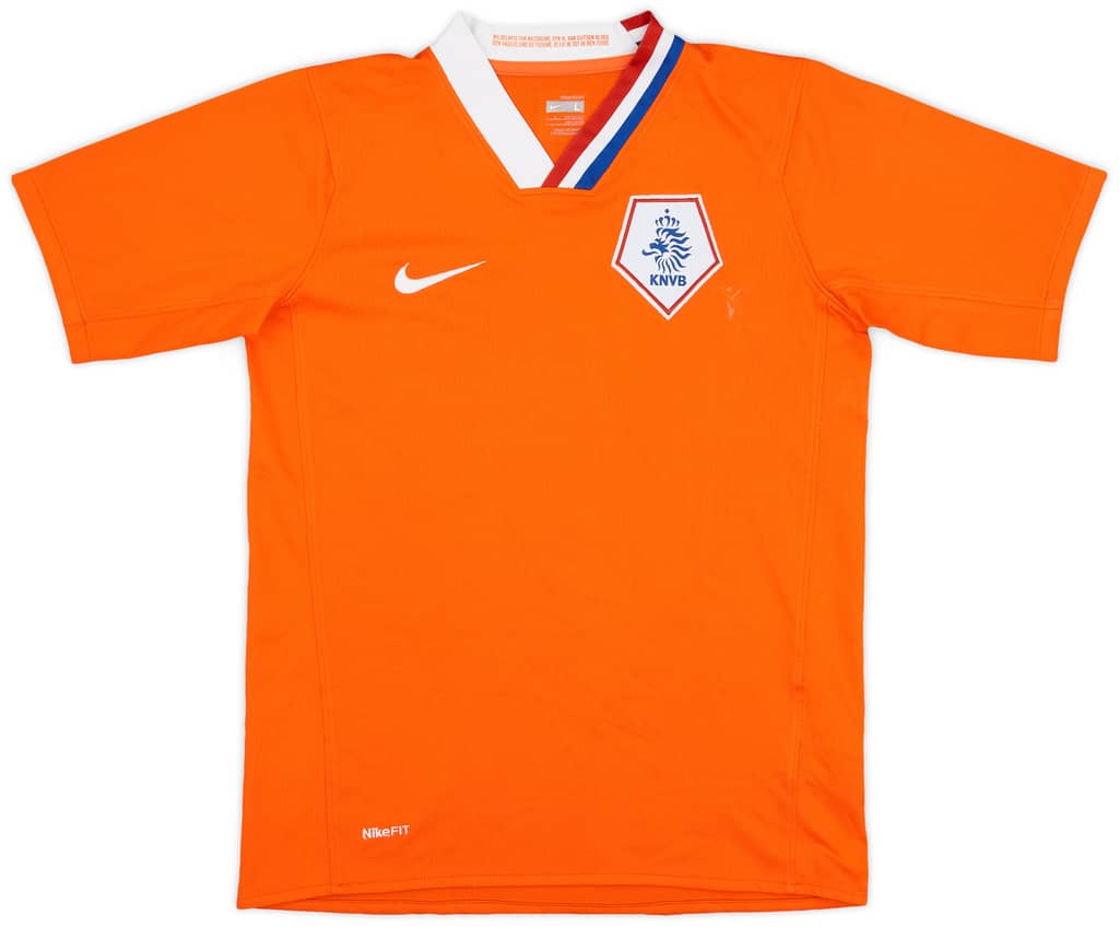 2008-10 Netherlands Home Shirt - 6/10 - (L.Boys)