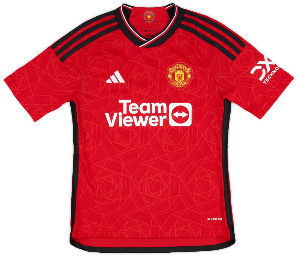 2023-24 Manchester United Home Shirt (M.Kids)