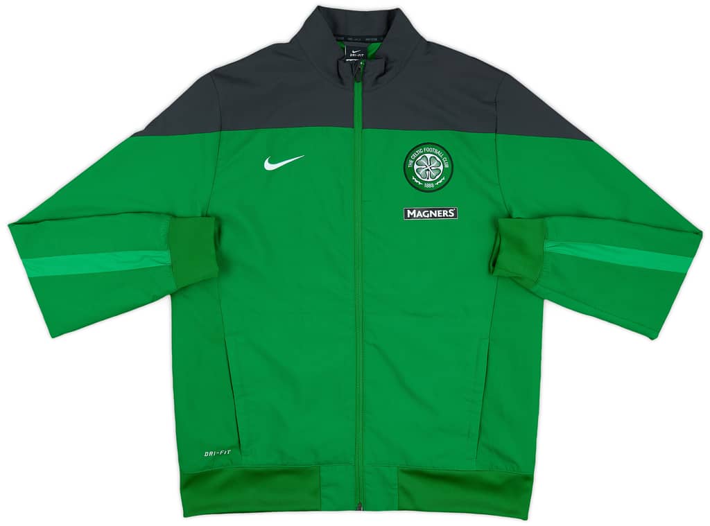 2013-14 Celtic Nike Track Jacket - 9/10 - (M)