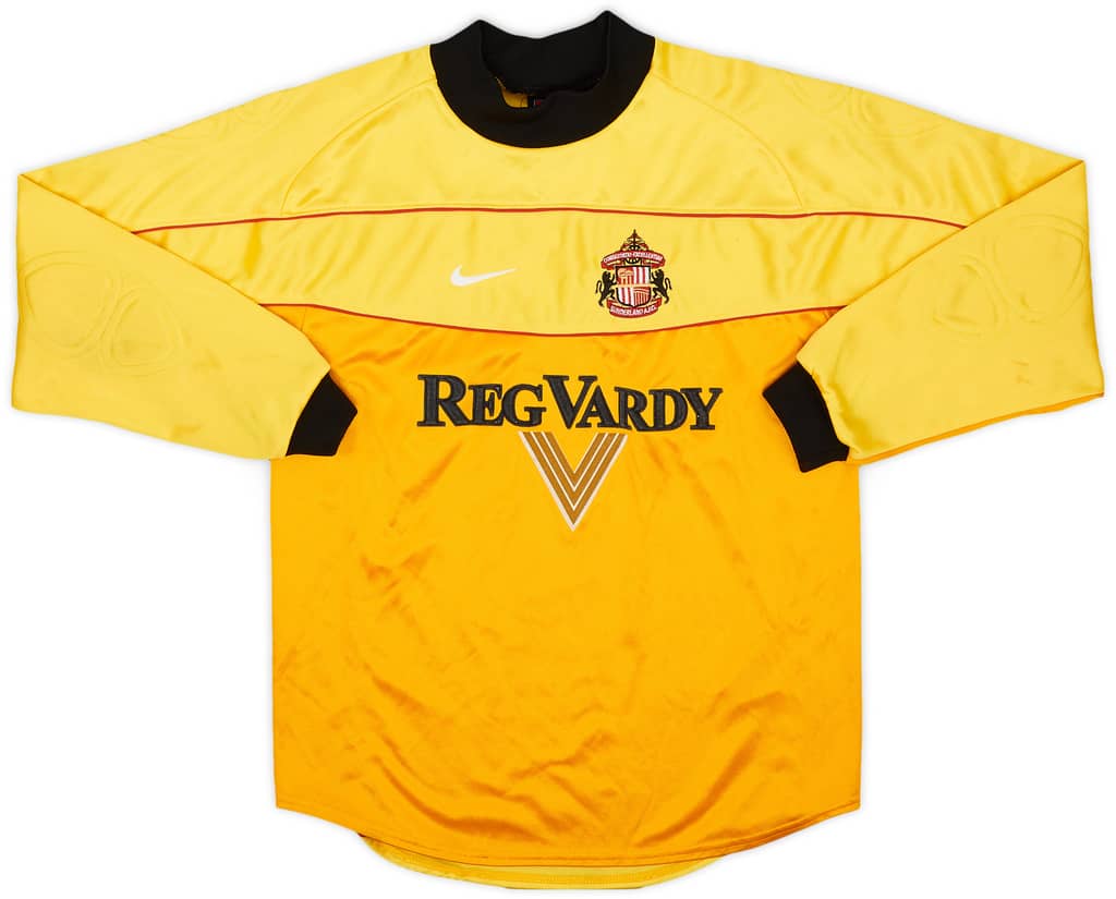 2001-02 Sunderland GK Shirt - 8/10 - (L.Boys)