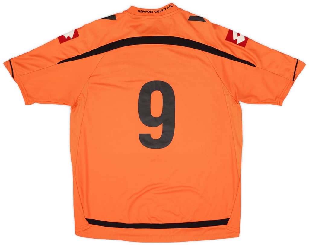 2010-11 Newport County Home Shirt #9 - 8/10 - (L)