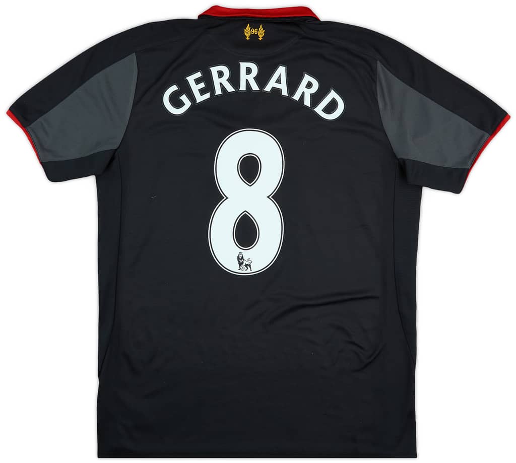 2014-15 Liverpool Third Shirt Gerrard #8 - 5/10 - (S)