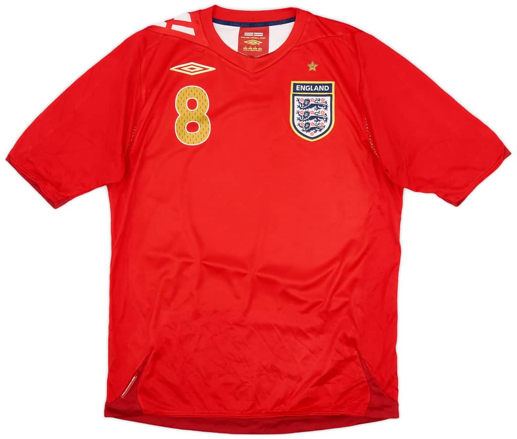 2006-08 England Away Shirt Lampard #8 - 6/10 - (M)