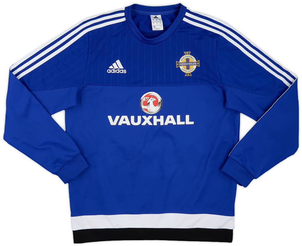 2015-16 Northern Ireland adidas Drill Top - 8/10 - (M)