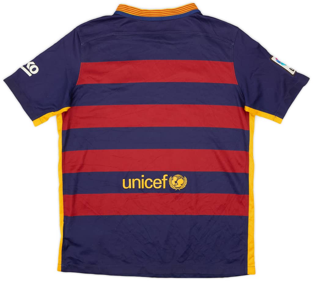 2015-16 Barcelona Home Shirt - 7/10 - (XL.Boys)