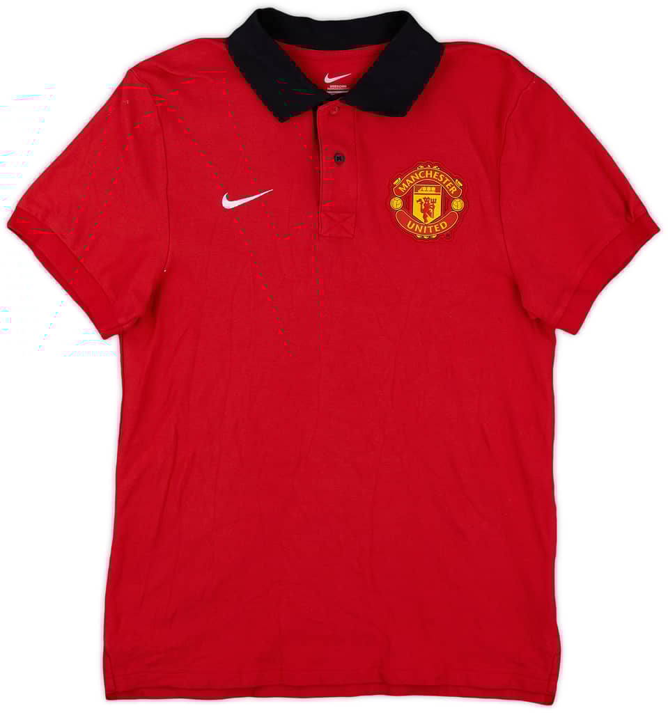 2012-13 Manchester United Nike Polo Shirt - 8/10 - (S)