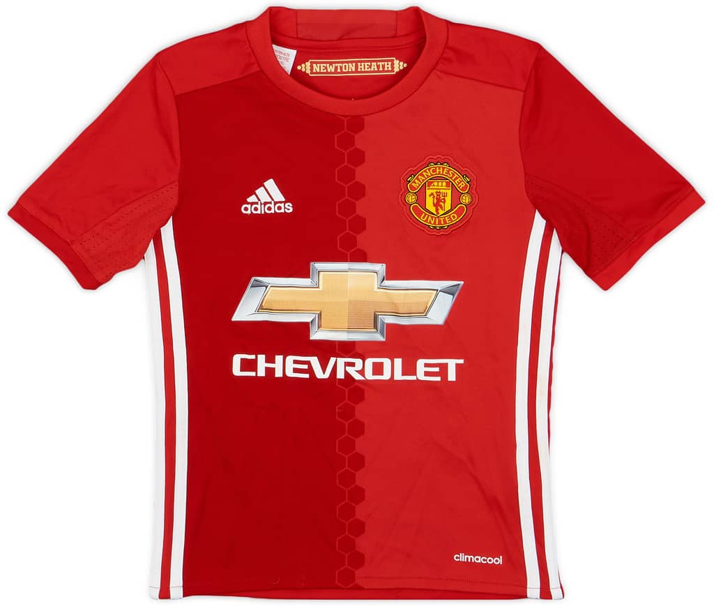 2016-17 Manchester United Home Shirt - 8/10 - (7-8 Years)