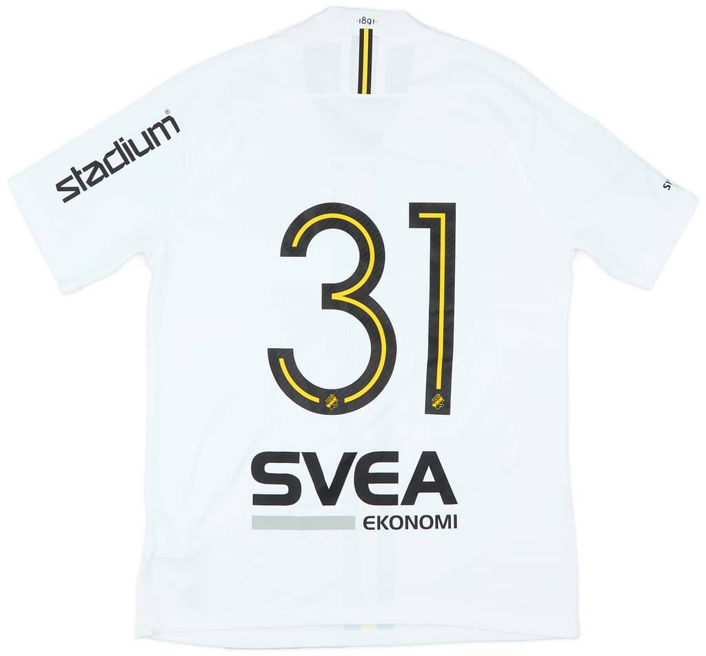2019 AIK Stockholm Match Issue Away Shirt #31