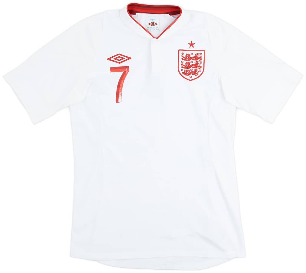 2012-13 England Home Shirt #7 - 6/10 - (S)