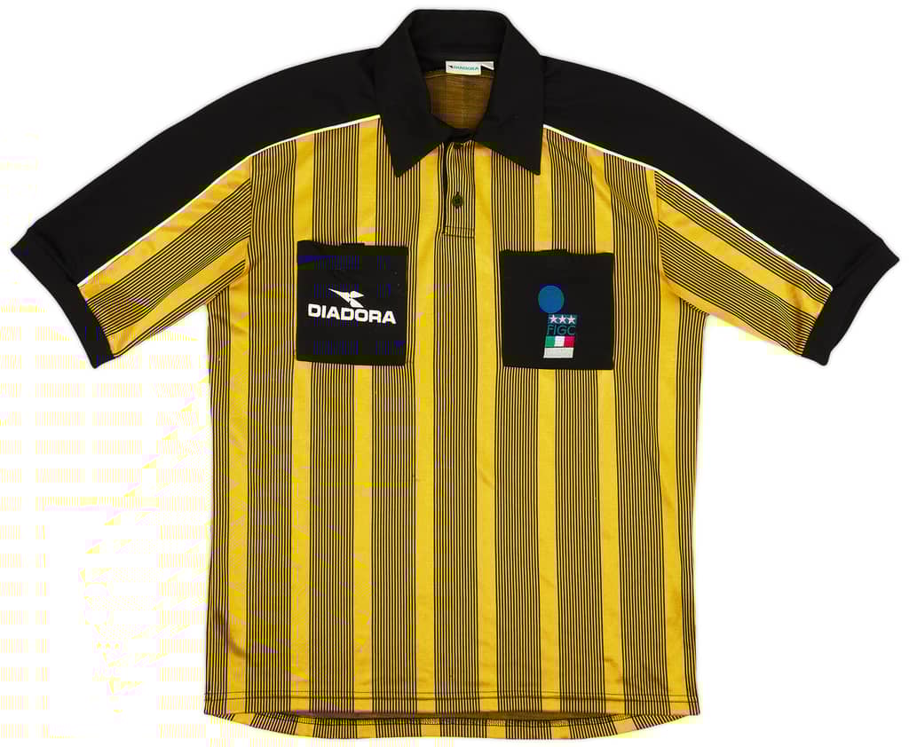 1999-00 Italy FIGC Diadora Referee Shirt - 7/10 - (XL)