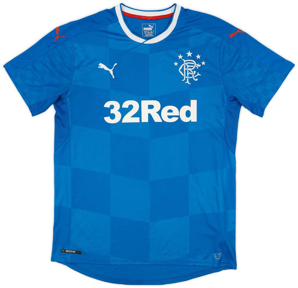 2016-18 Rangers Home Shirt - 7/10 - (L)