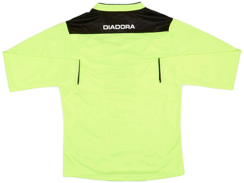 2015-17 Italy Diadora Referee L/S Shirt - 7/10 - (S)