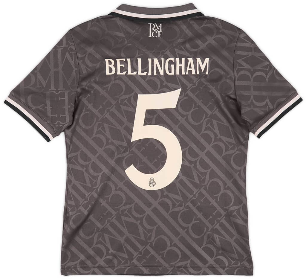 2024-25 Real Madrid Third Shirt Bellingham #5 (KIDS)