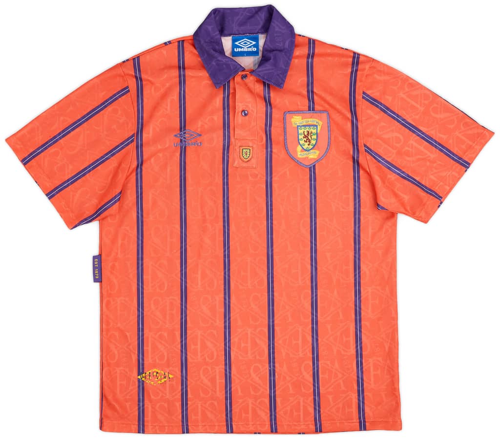1993-95 Scotland Away Shirt - 8/10 - (L)