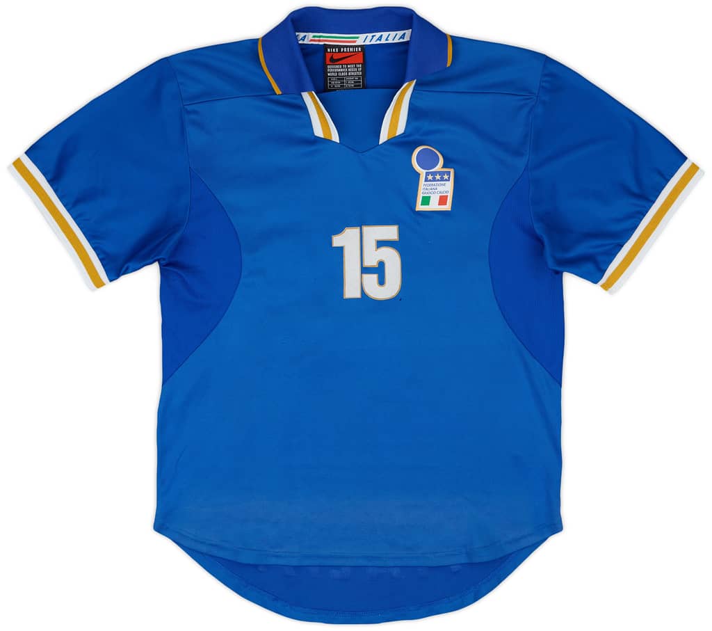 1996-97 Italy Match Issue Home Shirt #15