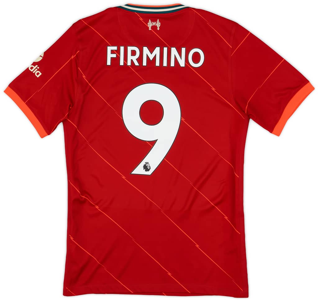 2021-22 Liverpool Home Shirt Firmino #9 - 9/10 - (S)