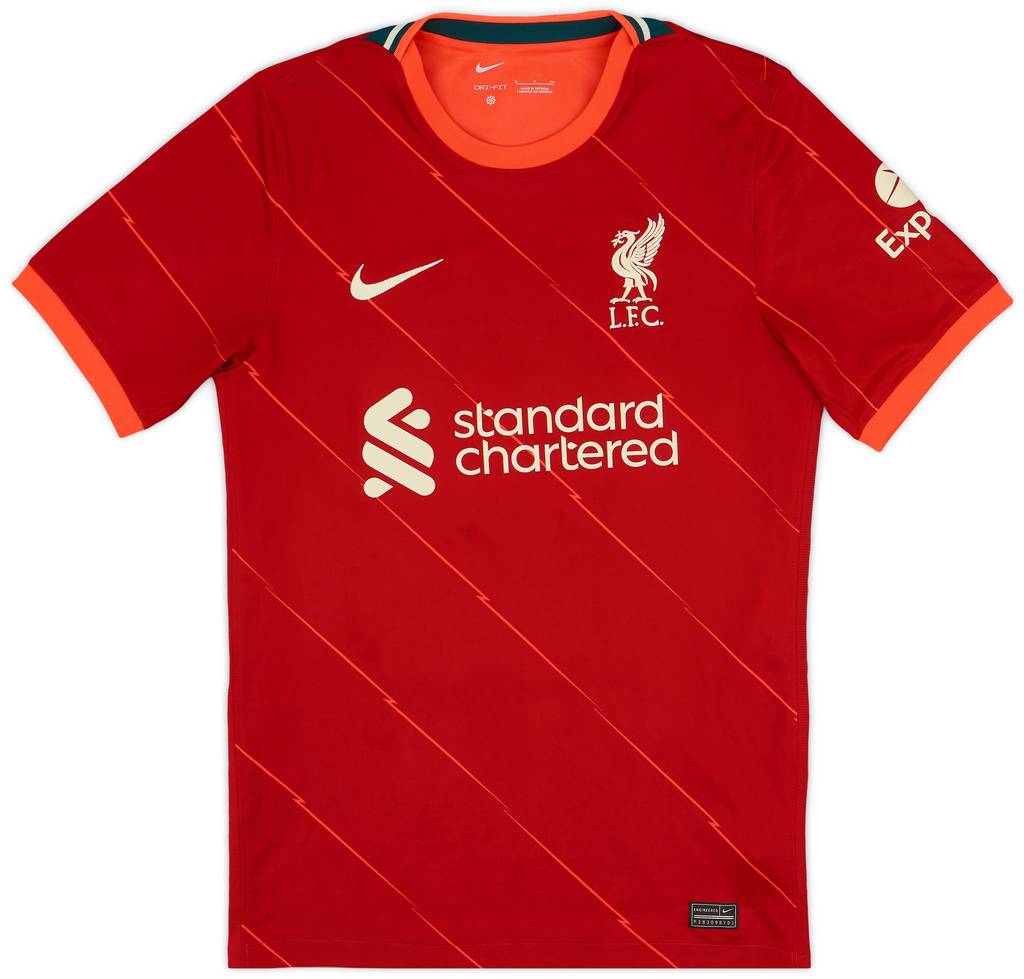 2021-22 Liverpool Home Shirt Firmino #9 - 9/10 - (S)