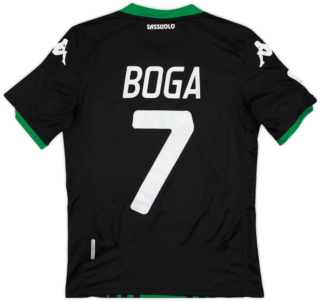 2019-20 Sassuolo Authentic Home Shirt Boga #7 - 8/10 - (S)