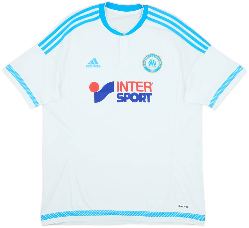 2015-16 Olympique Marseille Home Shirt - 8/10 - (XL)