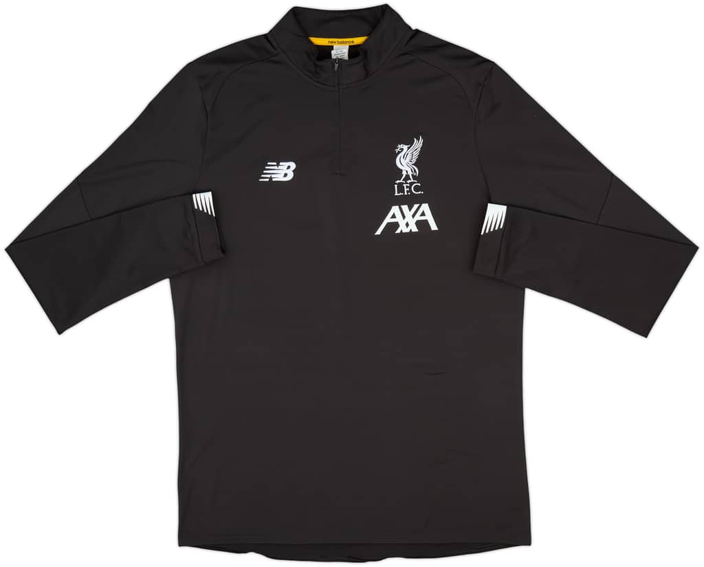2019-20 Liverpool New Balance 1/4 Zip Sweat Top - 8/10 - (XL)