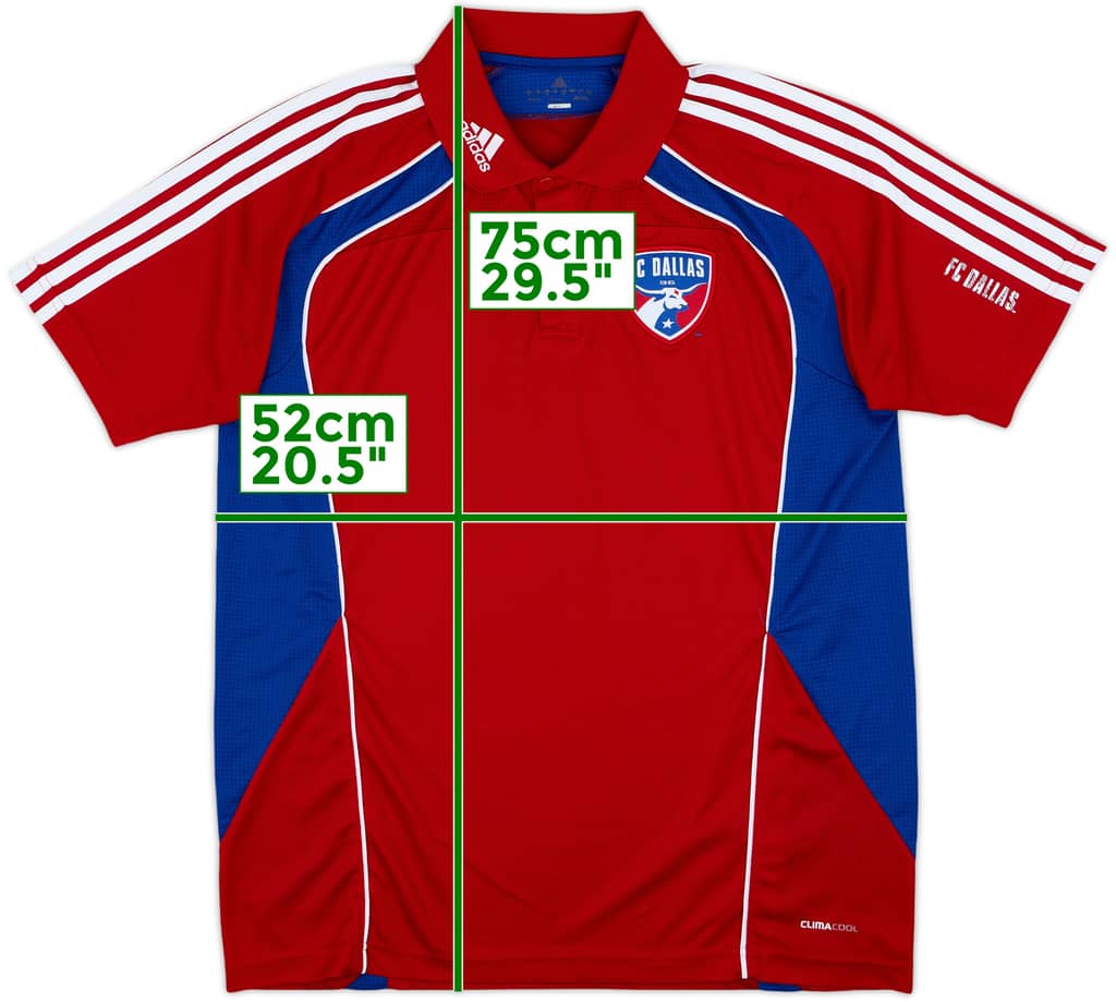 2010-12 FC Dallas adidas Polo Shirt - 8/10 - (M)