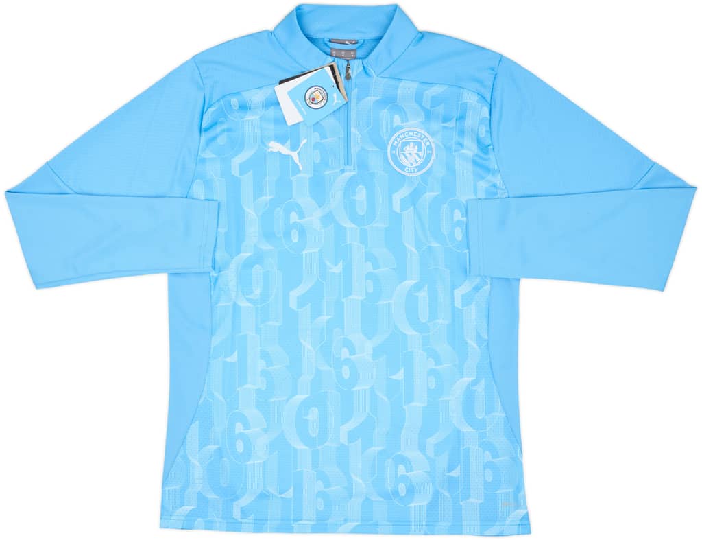 Top de entrenamiento 1/4 Zip Puma del Manchester City 2024-25 (M)